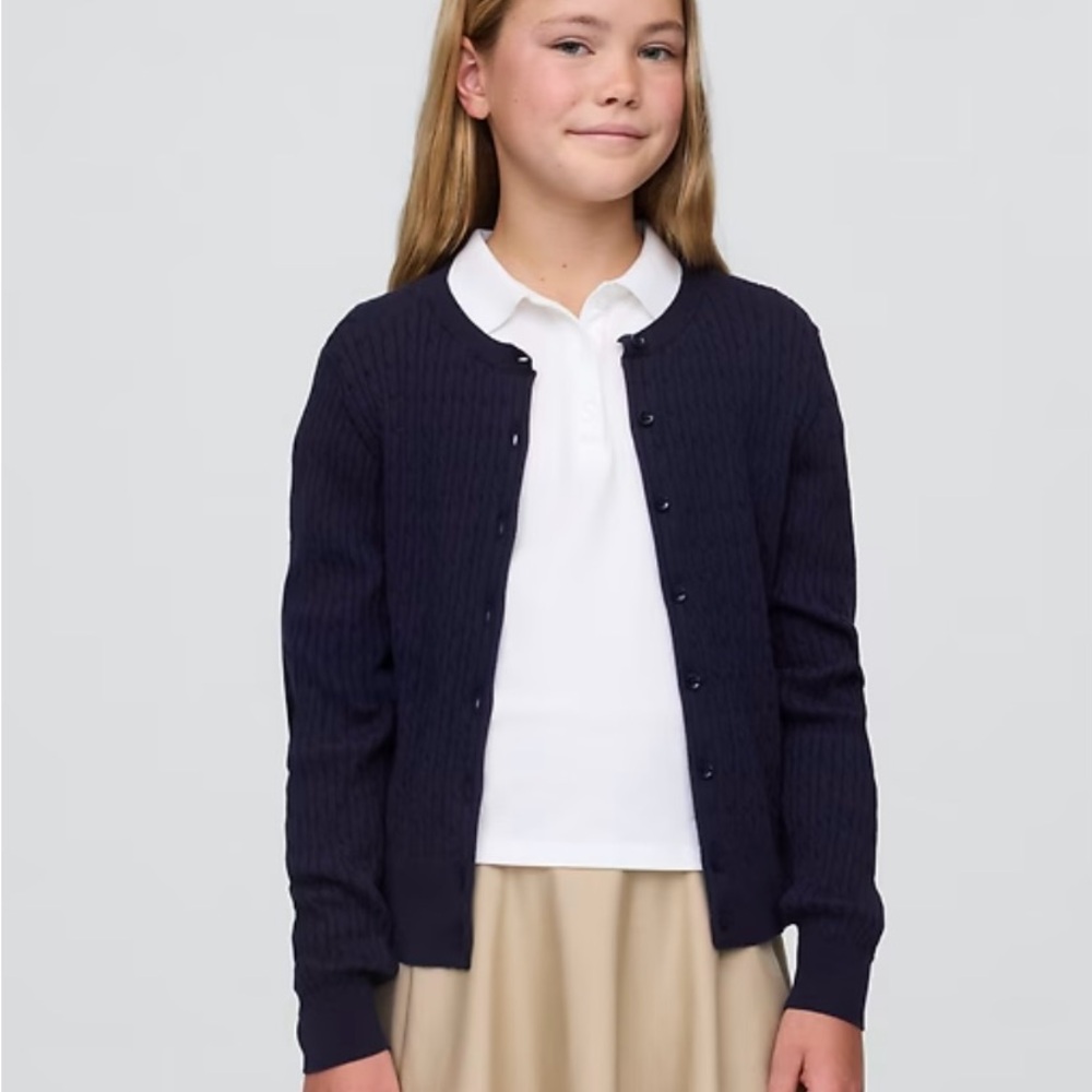 GAP Navy School Cardigan
